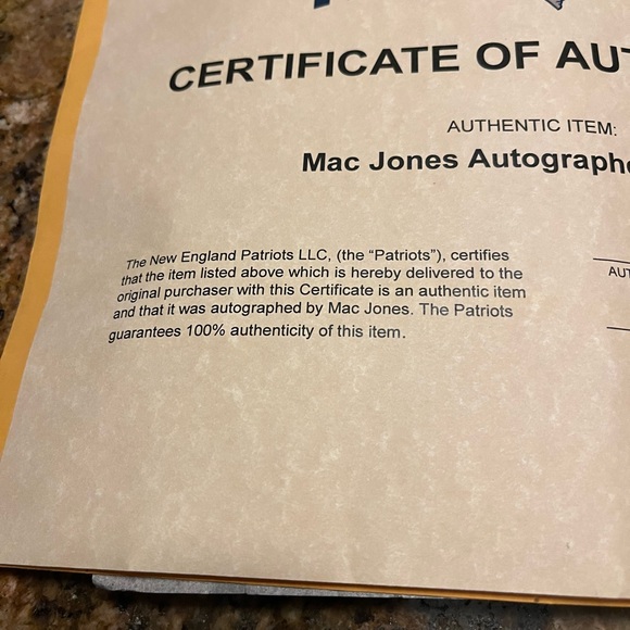 Autographed Mac Jones Jersey - Picture 6 of 7